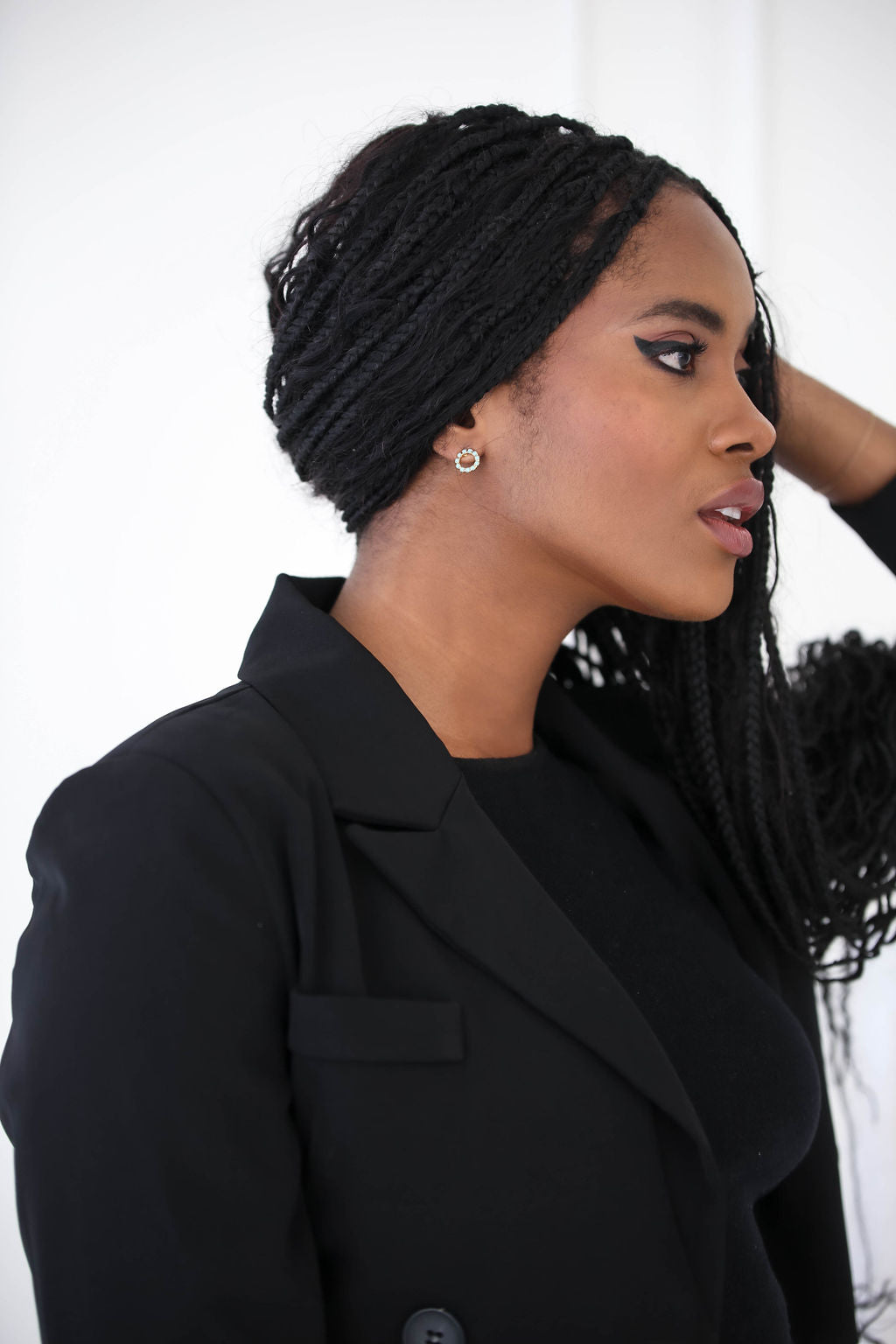 Demi Earrings in Crystal