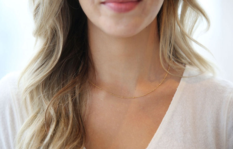 14K Solid Gold Rocket Necklace