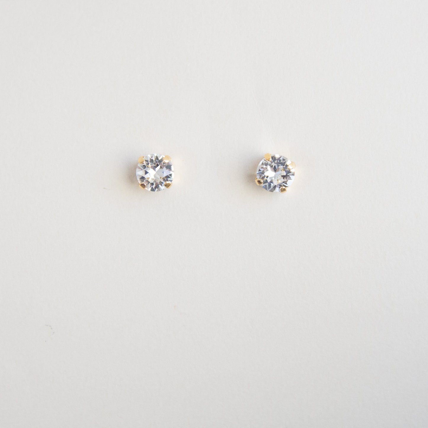 cubic zirconia stud earrings