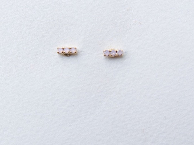 Soft Pink Bar Stud