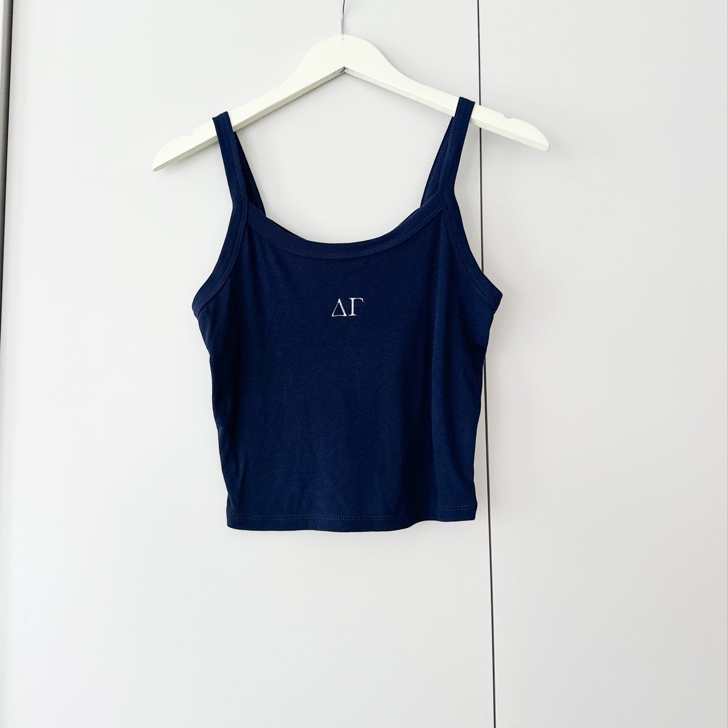 Embroidered Sorority Letter Tank