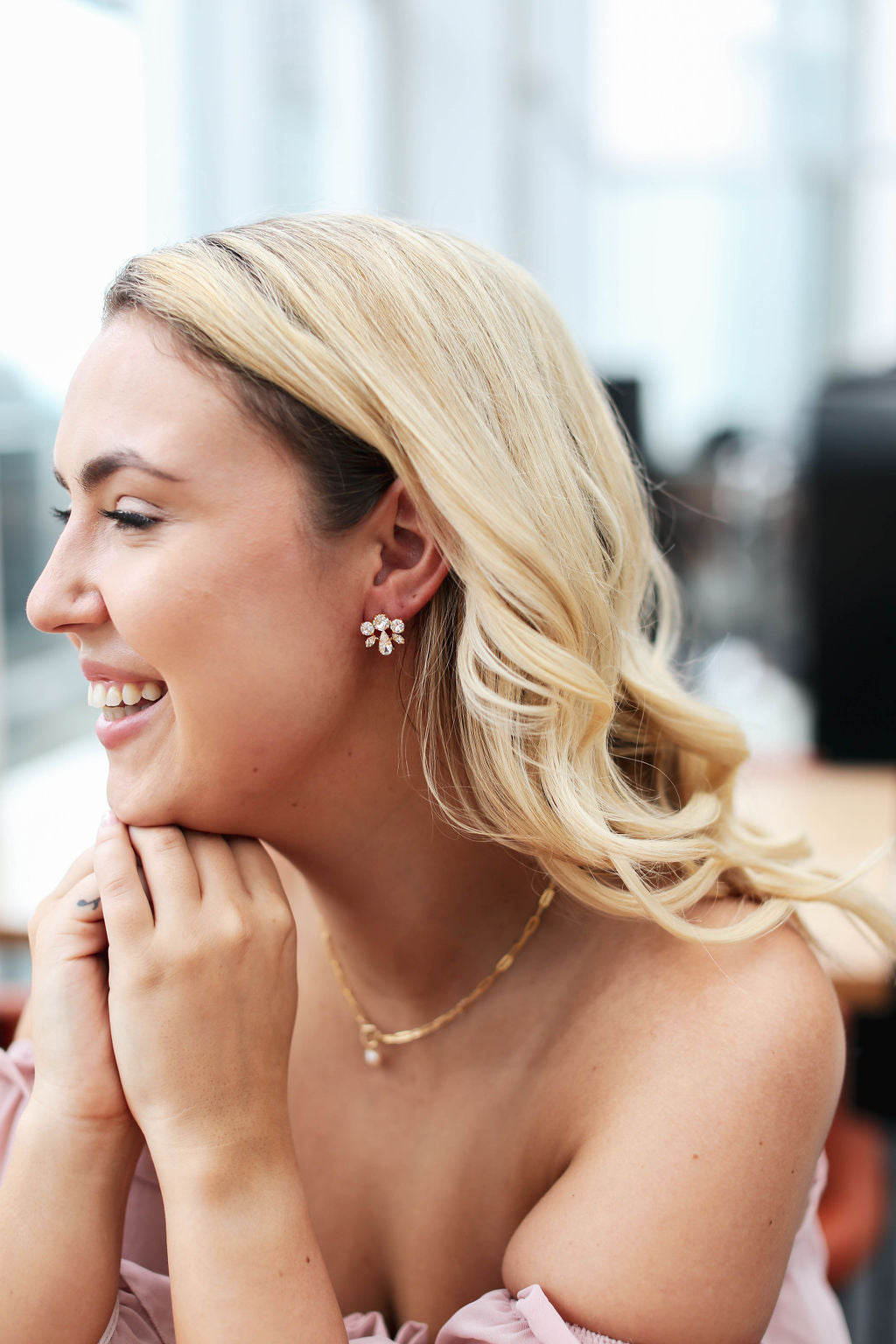 Grace Cluster Earrings