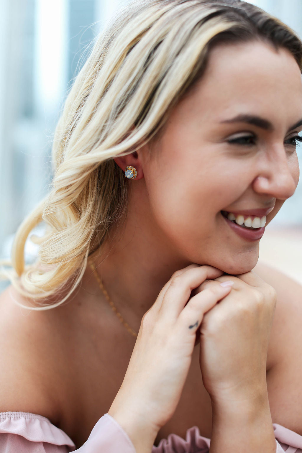 Mia Earrings in Something Blue