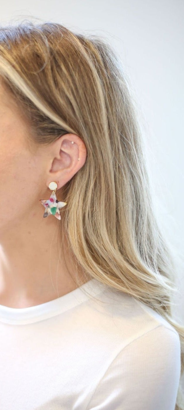 Seeing Stars Earrings in Light Colors