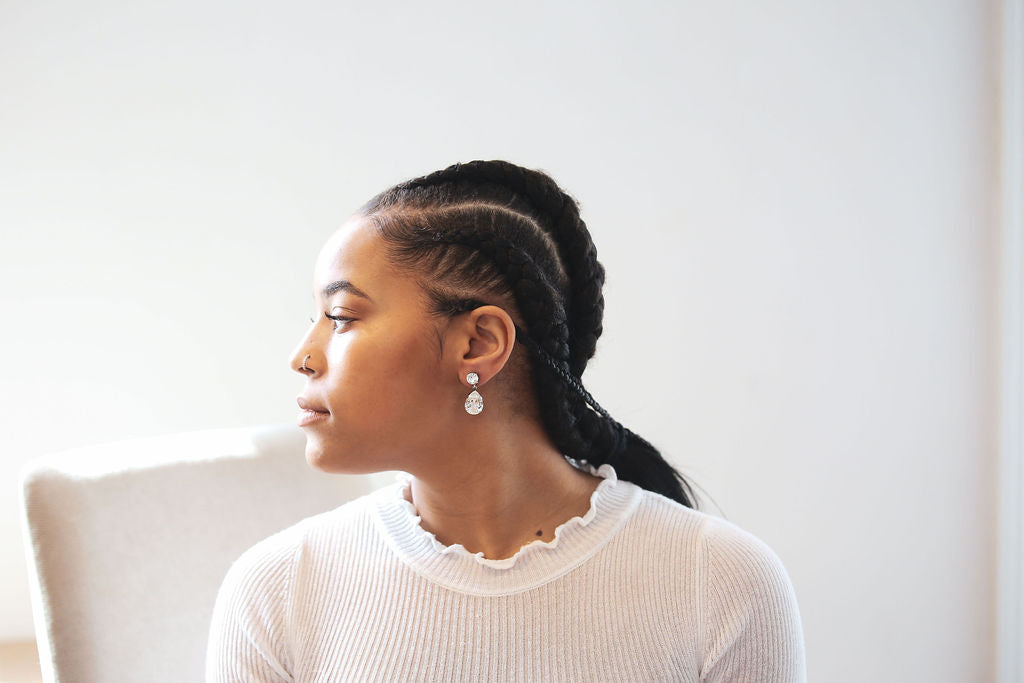 Brinley Earrings in Crystal