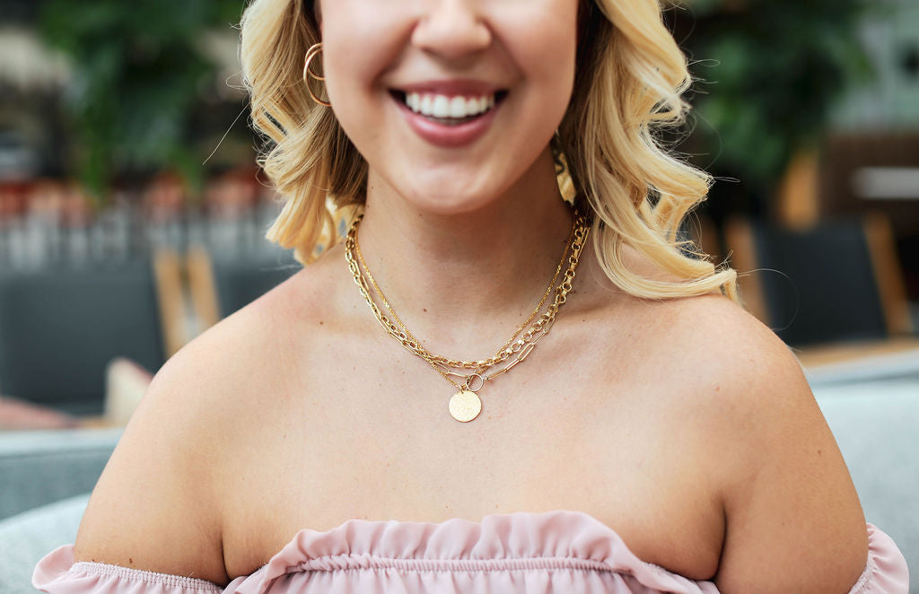 Parker Paperclip Toggle Necklace