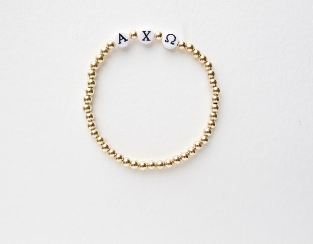 Alpha Chi Omega Goldfilled Bracelet