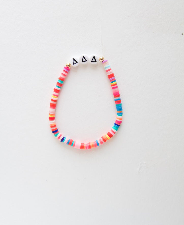 Delta Delta Delta Multi Bracelet