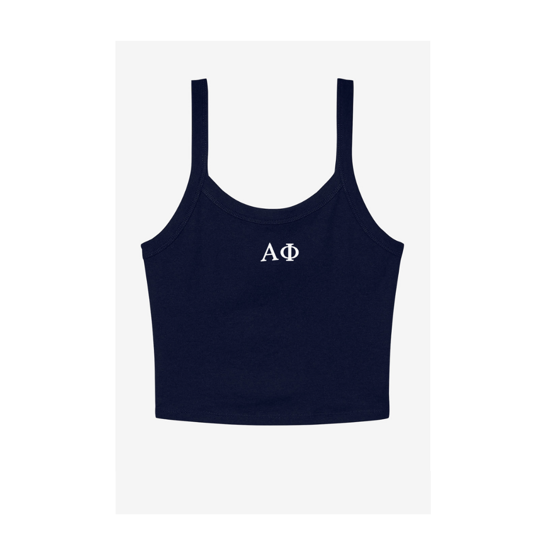 Embroidered Sorority Letter Tank