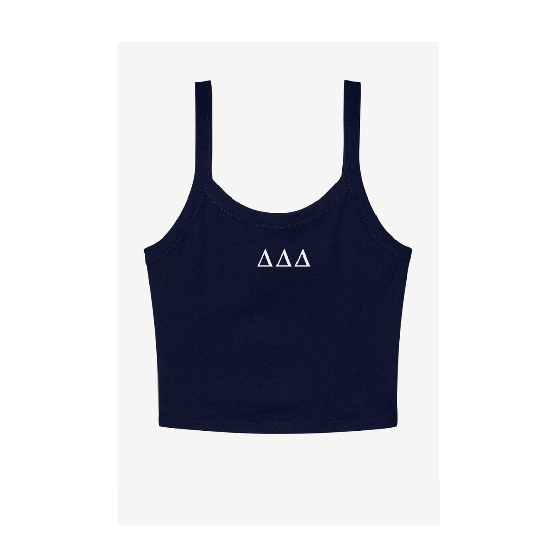 Embroidered Sorority Letter Tank