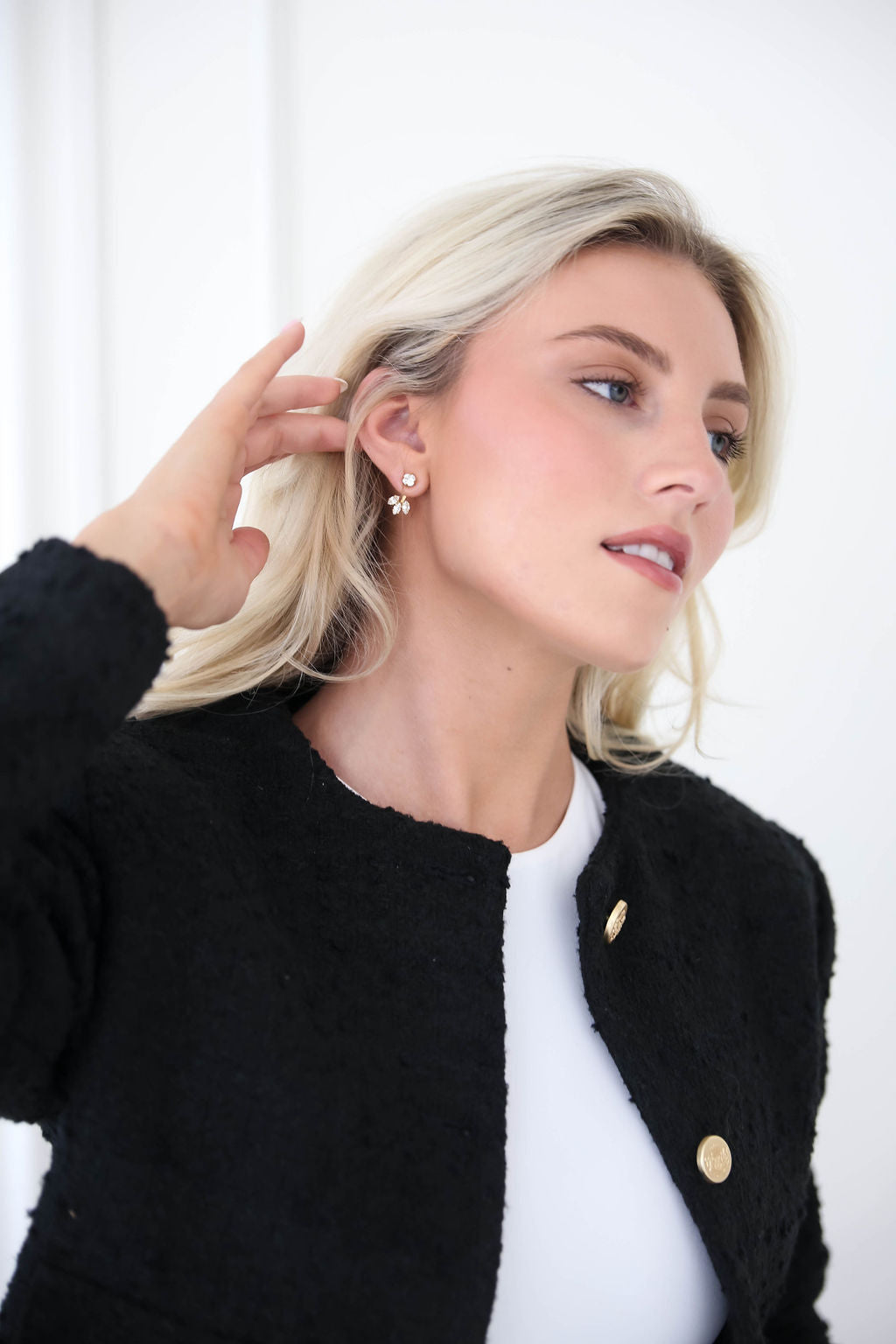 Crystal Earring Jacket