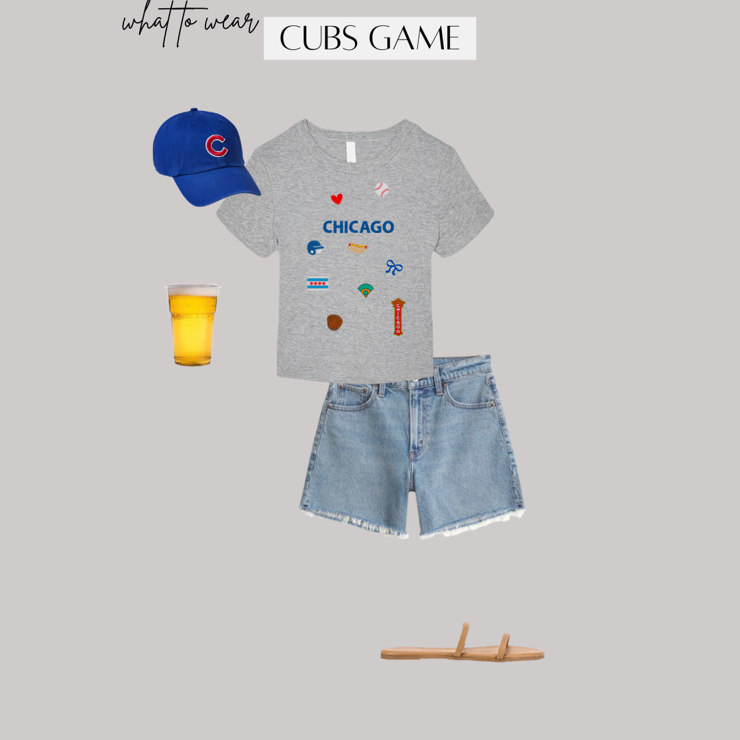 Chicago Baseball Baby Tee