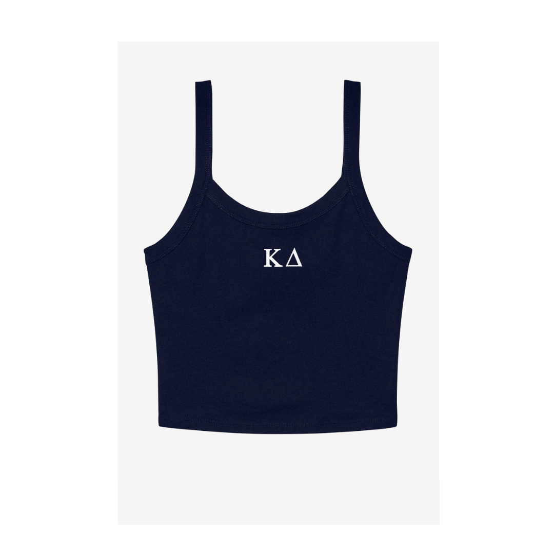 Embroidered Sorority Letter Tank