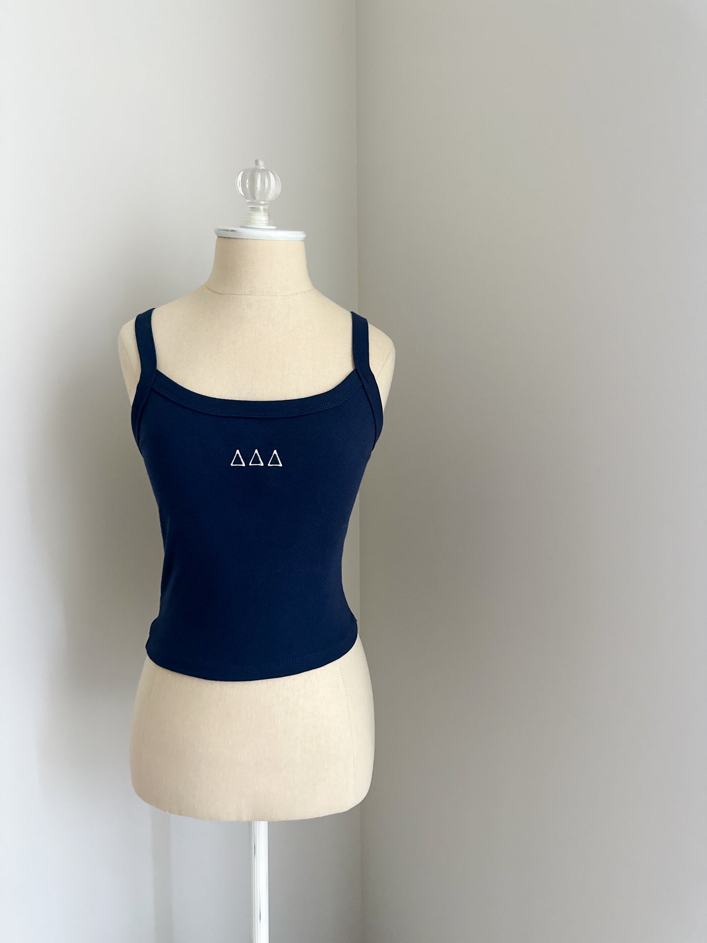 Embroidered Sorority Letter Tank