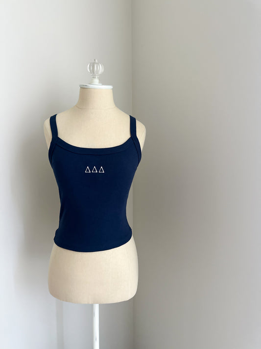 Embroidered Sorority Letter Tank