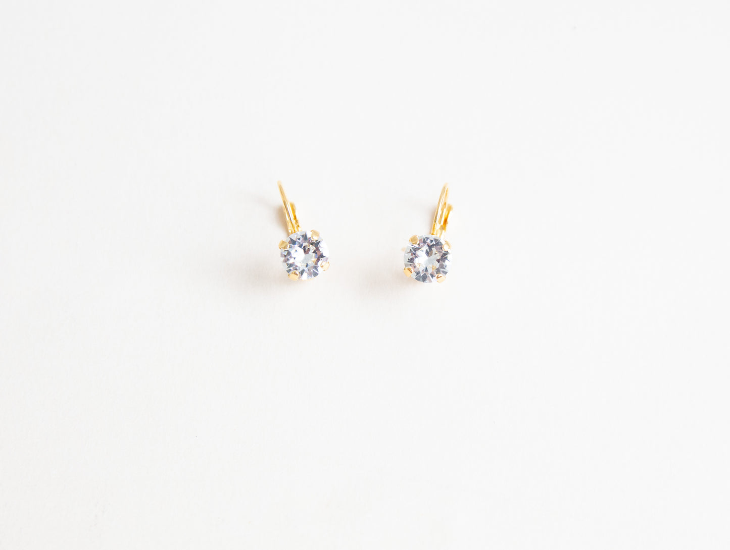 crystal drop down earrings