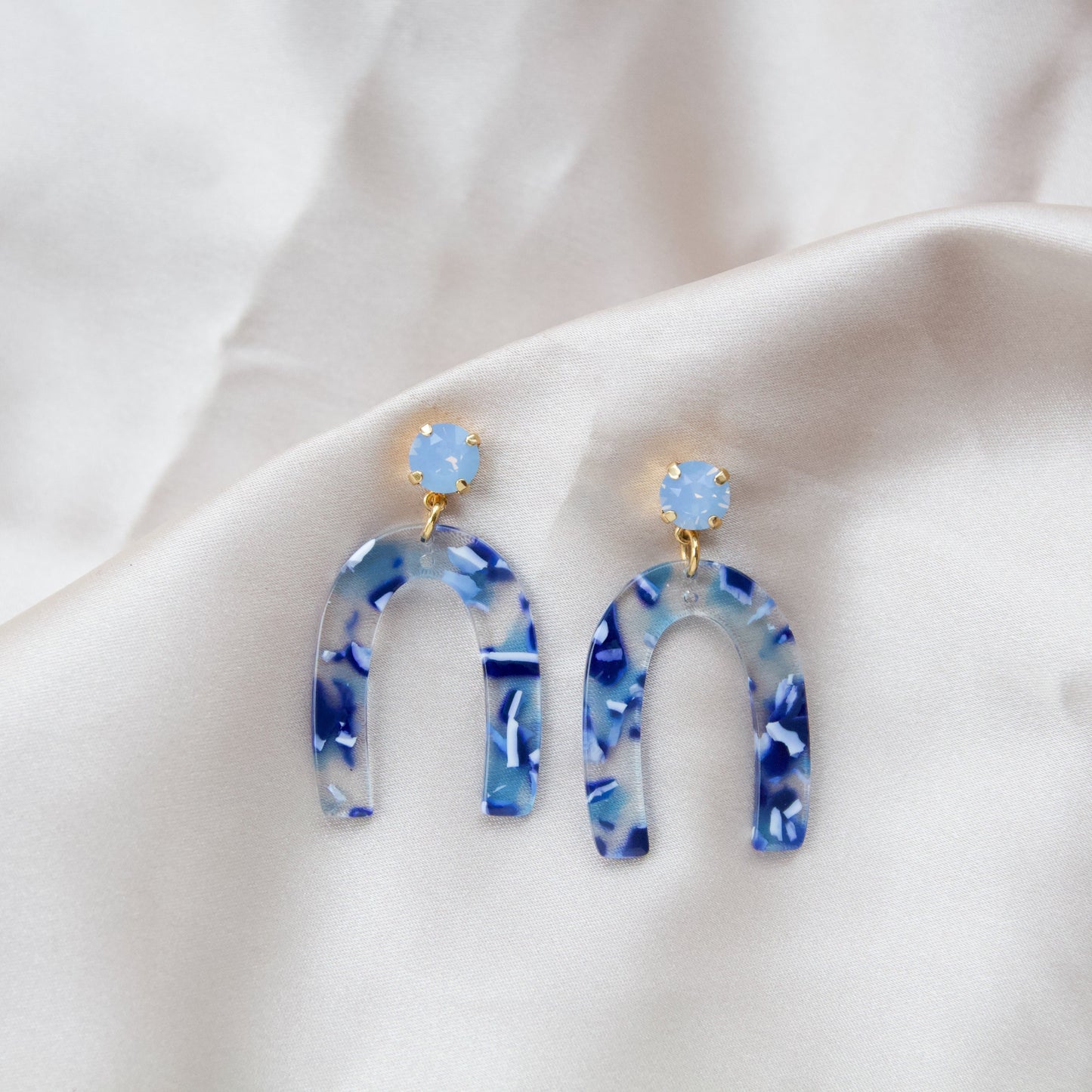 Billie Earrings in Blue