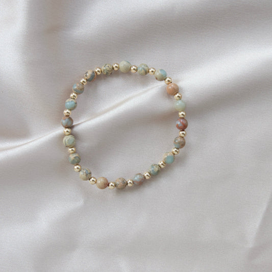 Jasper Beaded Bracelet