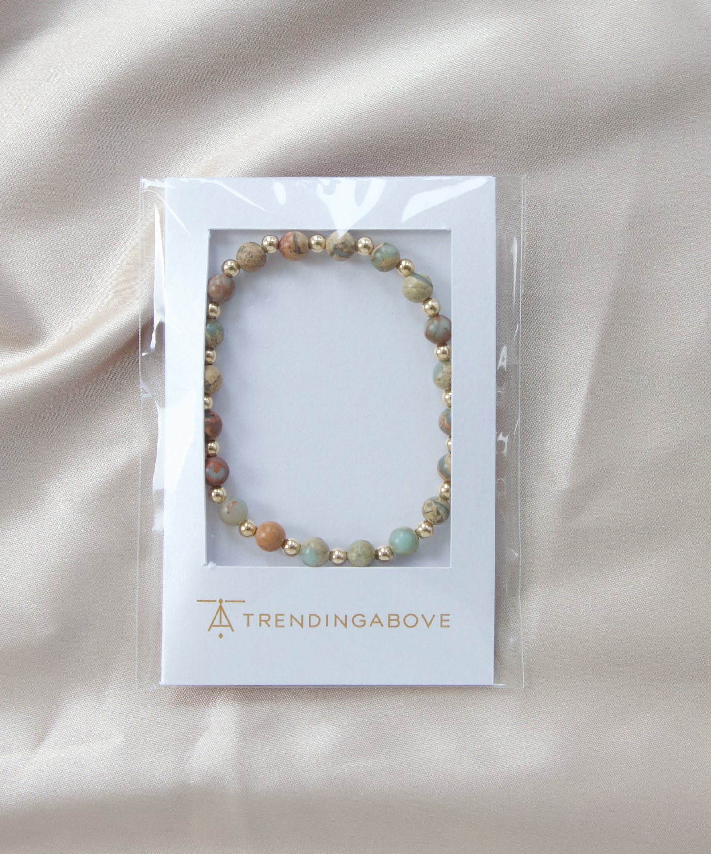 Jasper Beaded Bracelet