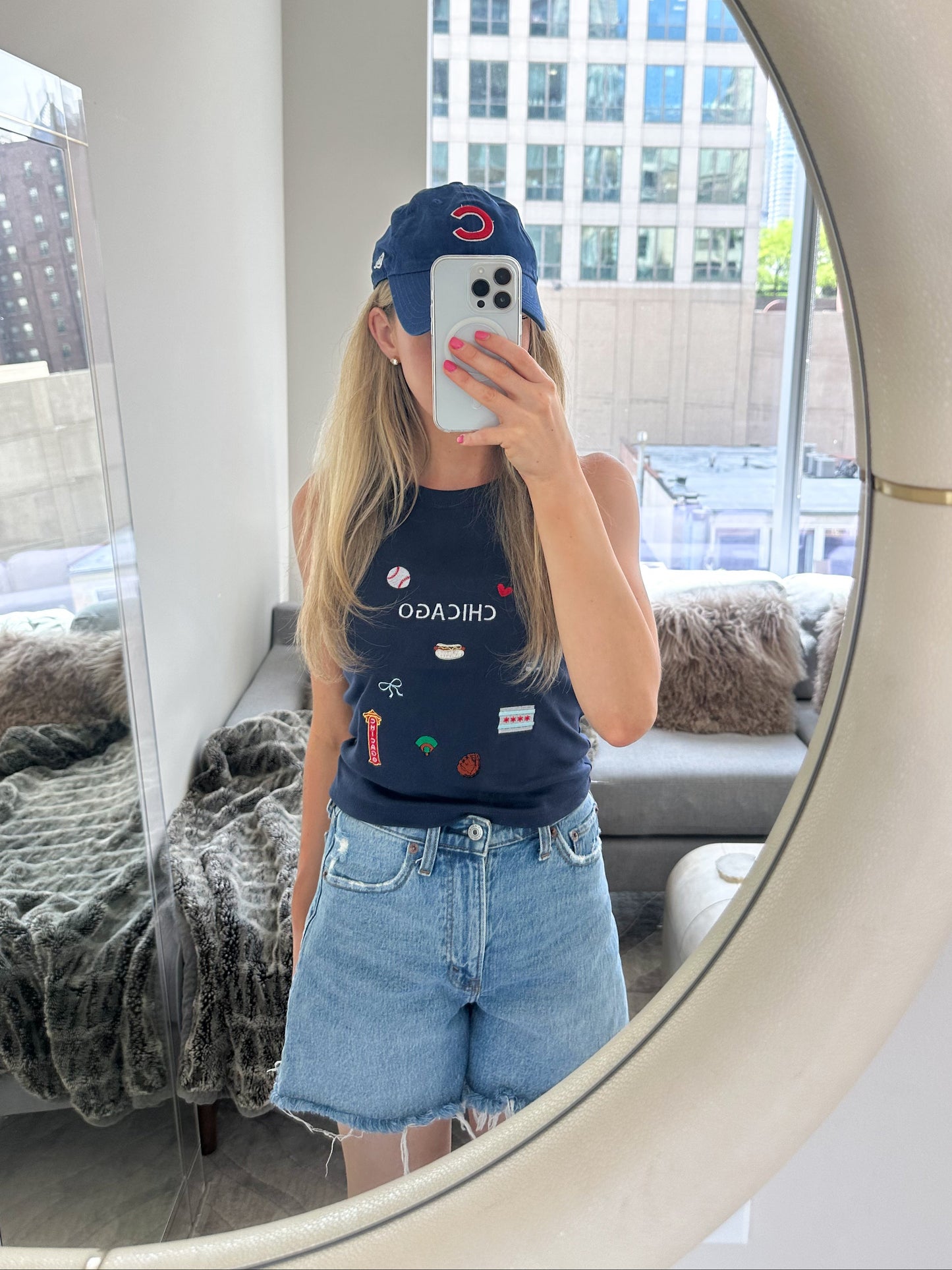 Chicago Navy Baseball Tank