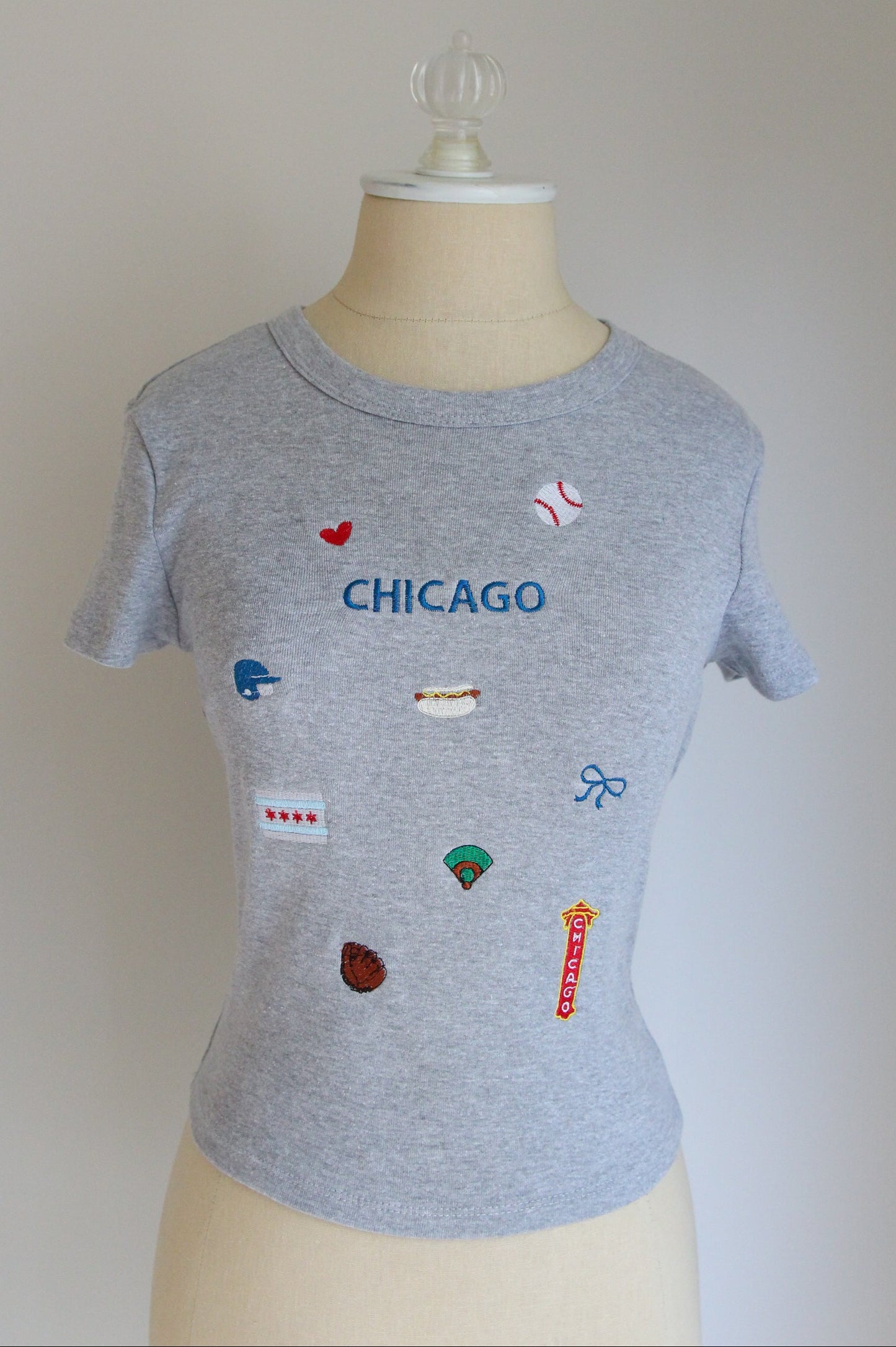 Chicago Baseball Baby Tee