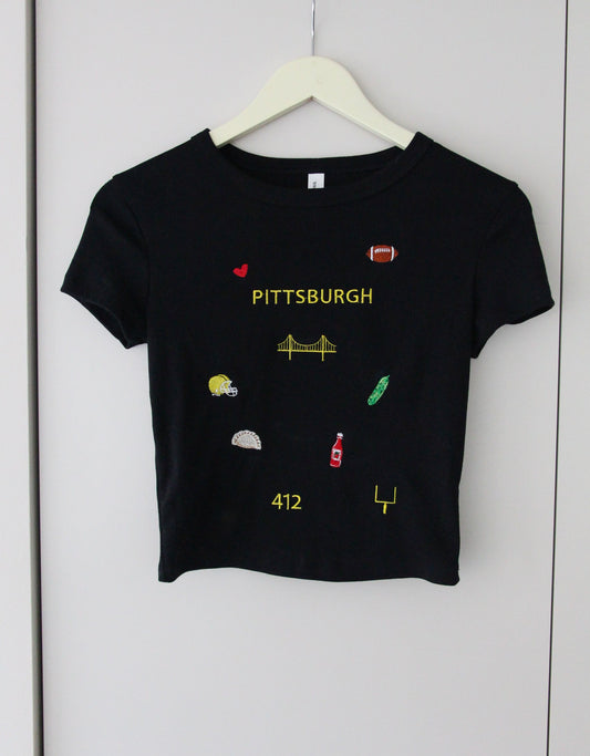 Pittsburgh Football Baby Tee