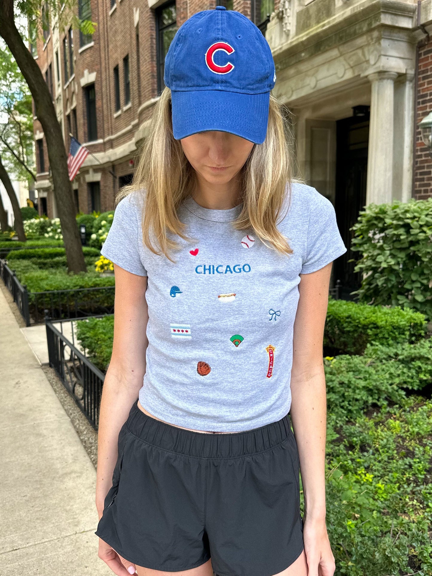 Chicago Baseball Baby Tee