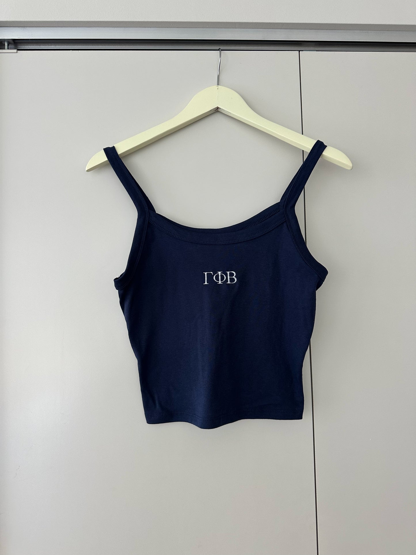 Embroidered Sorority Letter Tank
