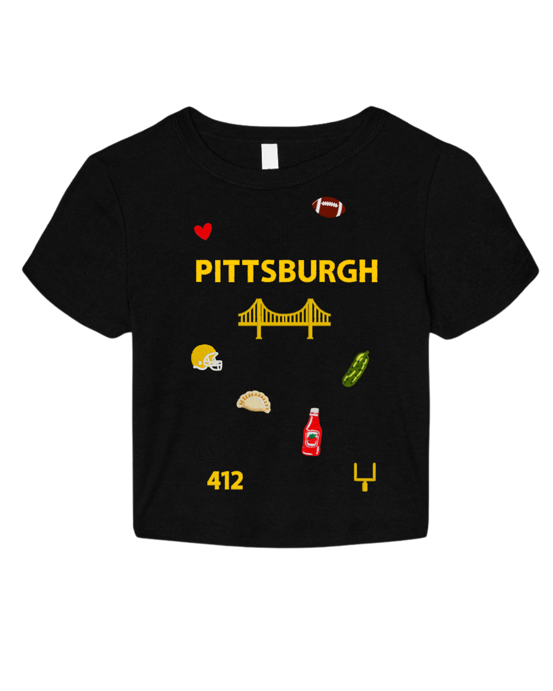 Pittsburgh Football Baby Tee