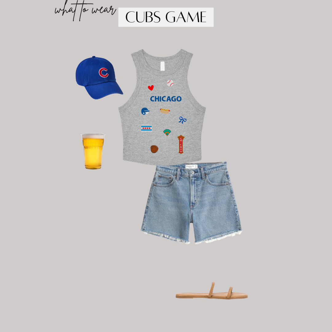 Chicago Gray Baseball Tank