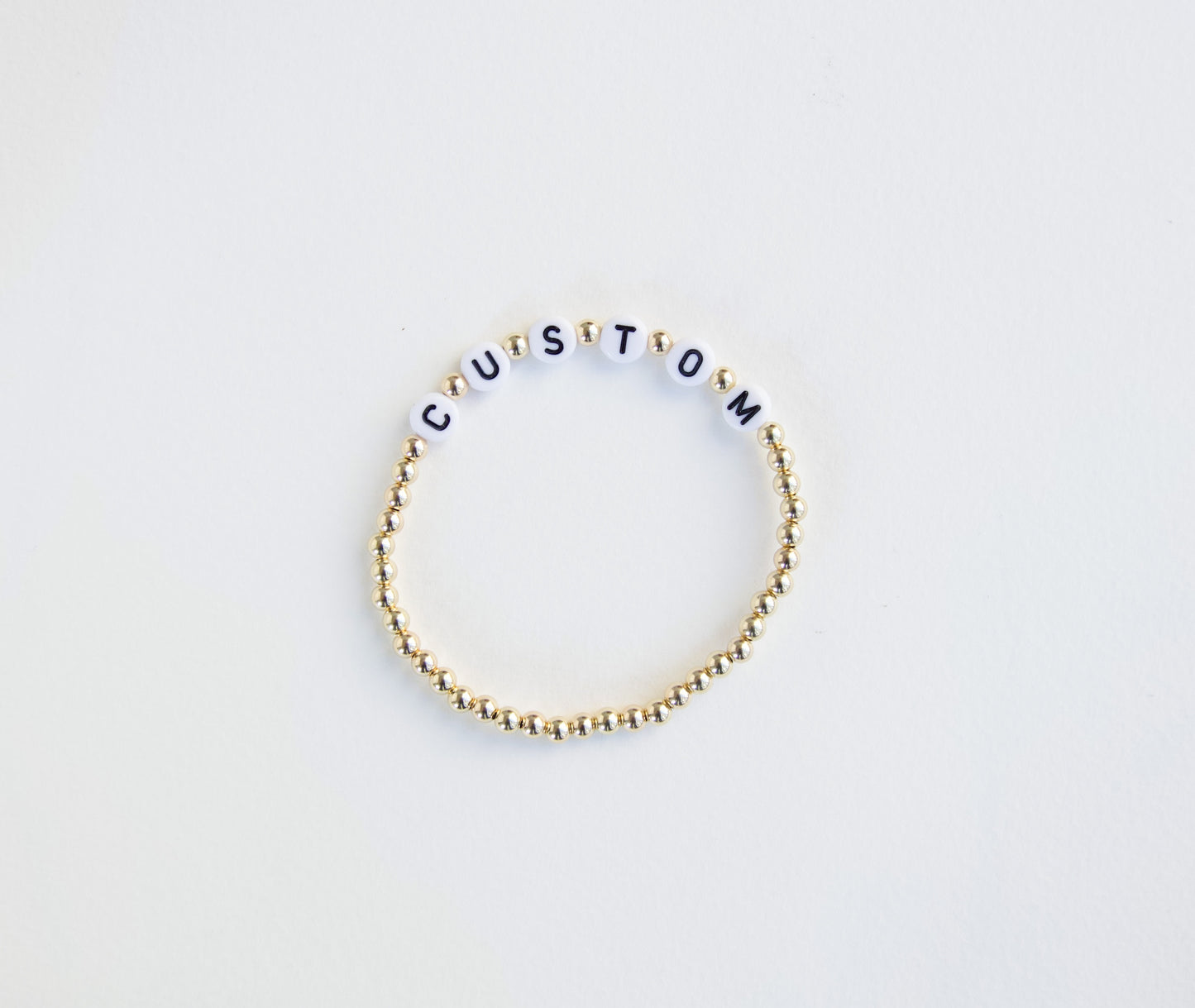 "Custom" Letter Bracelet Goldfilled