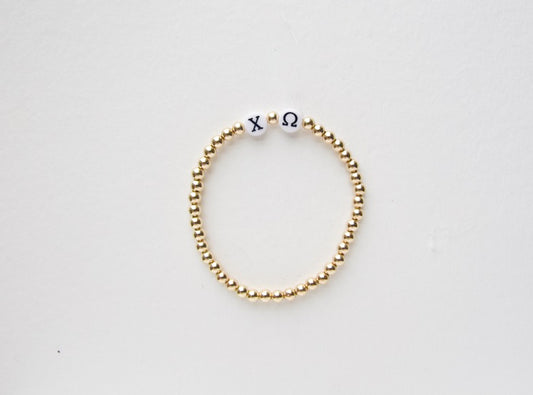 Chi Omega Goldfilled Bracelet