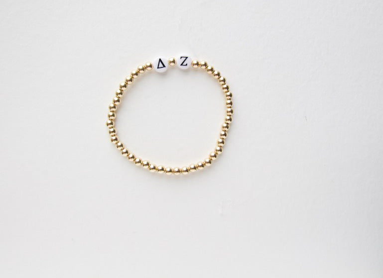 Sorority Bracelet: Greek Letters